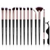 Pinceaux Maquillage pour Yeux, 13 pièces Cosmétique Pinceaux Kit pour Ombre à Paupières Eyeliner Yeux Visage Poudre Pinceaux 