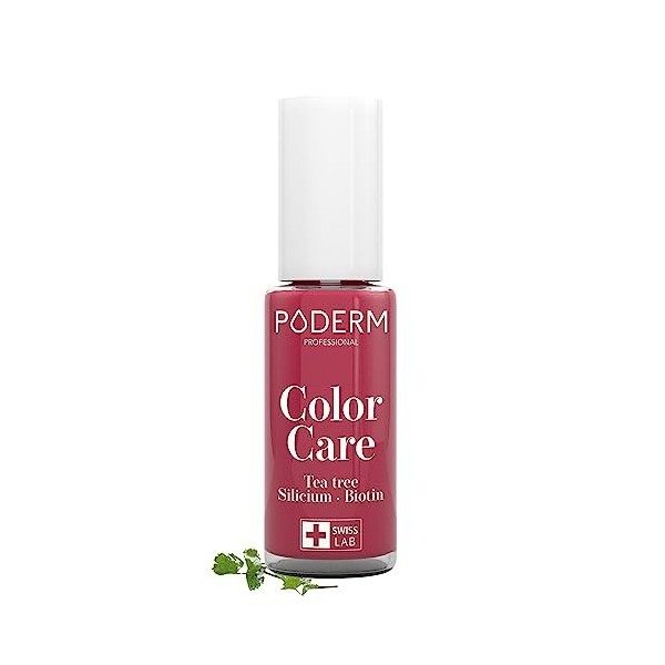 PODERM - BASE COAT Protecteur - Enrichie en TEA TREE - Assure une longue tenue des couleurs - Prévention & Traitement des Ong