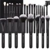 DUcare Lot de 27 pinceaux de maquillage professionnels de qualité supérieure pour fond de teint, poudre, blush, anti-cernes, 