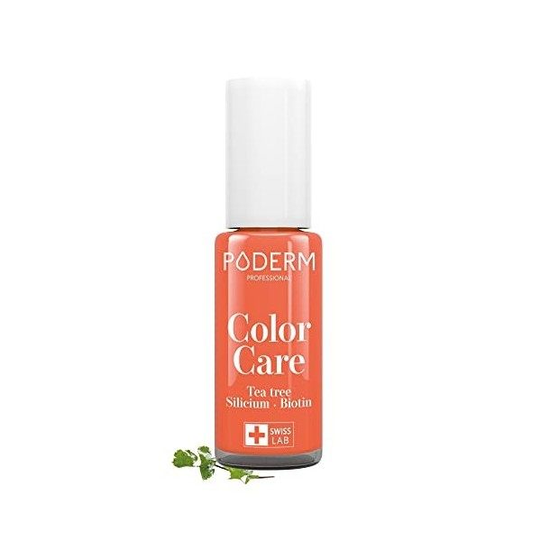 PODERM - BASE COAT Protecteur - Enrichie en TEA TREE - Assure une longue tenue des couleurs - Prévention & Traitement des Ong