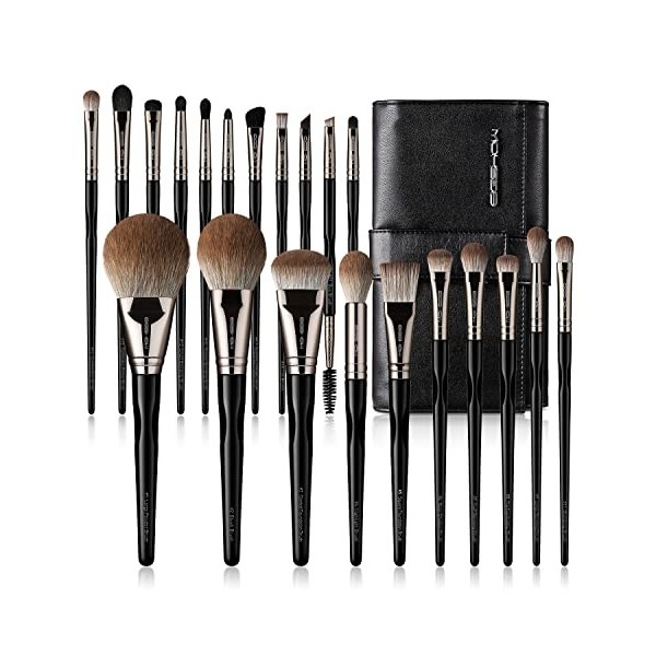 EIGSHOW Pinceaux de Maquillage 18pcs Ensemble de Voyage de Pinceau de Maquillage Professionnel