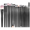 SLFYEE Pinceaux Maquillages 20Pcs Pinceaux Maquillages Yeux Professionnel Pinceau de Maquillage Set pour Poudre Teint Blush V