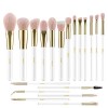 BEILI Pinceaux Maquillage 20PC Kit Pinceau Maquillage Professionnel Poils Chèvre Naturels Synthétiques de Qualité Supérieure 