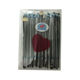 KOLIGHT 20 Pcs Pro Maquillage Set Poudre Visage Fondation Ombre à paupières Eyeliner Lèvres Pinceaux Cosmétiques