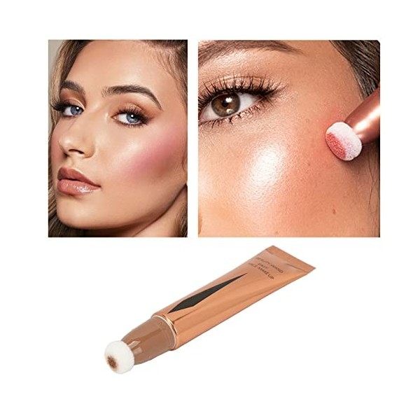 Liquid Blush Wand, 12ml Liquid Blush Makeup Wand Blendable Matte Hydratant Light Blusher Beauty Wand for Face