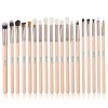 BEILI Pinceaux Maquillages Yeux Professionnel,18 PCS Végétalienne Pinceaux de Maquillage Ombre à Paupières Yeux Anti Cerne So