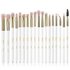 BEILI Pinceaux Maquillages Yeux Professionnel,18 PCS Végétalienne Pinceaux de Maquillage Ombre à Paupières Yeux Anti Cerne So