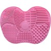 Tapis de Nettoyage pour Pinceau de Maquillage en Silicone Pink 