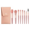 WitBicg Pinceaux Maquillages Yeux, 8 Pièces Pinceau Fond De Teint Nettoyant Pinceaux Maquillage Pinceau Blush Pinceau Fond De