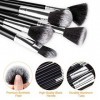 Pinceaux Maquillages, 15 Pièces Professionnel Set de Pinceaux Maquillage Synthétique Premium Cosmétique Pinceaux Kit pour Fon