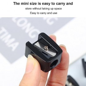 Fezf 4 pièces Taille Crayon Maquillage,Taille crayon maquillage yeux,Taille-Crayon Yeux,Convient aux crayons yeux et lèvres d