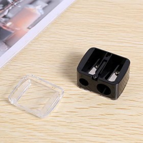 Hefddehy Hefddehy R Lot de 2 trous, taille-crayon pour sourcils, eye-liner, taille-crayon