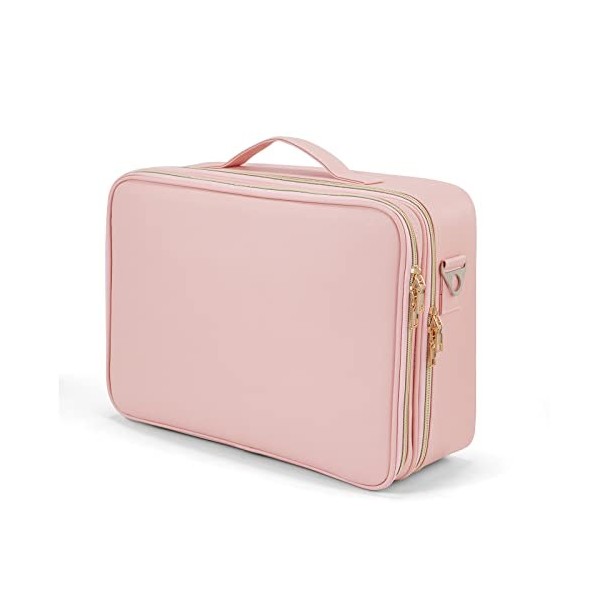 Trousse Maquillage Sac Maquillage Grand Makeup Bag Boite Rangement Maquillage Vanity et Trousses à Maquillage Professionnel M