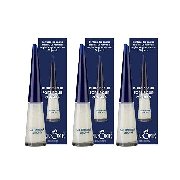 Herome Durcisseur Fort pour Ongles - Le Numéro 1 Depuis 1982! - Garantit des Ongles Longs et Forts Dans 30 Jours Nail Harden