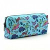 Trousse en toile avec motif de dinosaures - Pour crayons ou maquillage