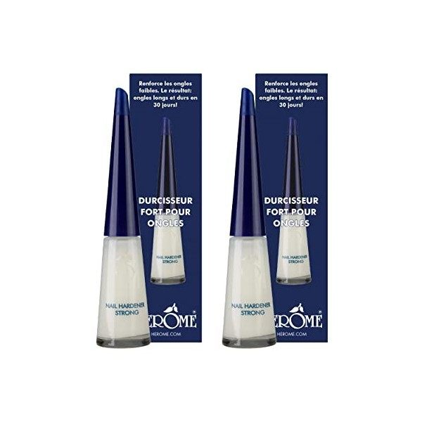 Herome Durcisseur Fort pour Ongles - Le Numéro 1 Depuis 1982! - Garantit des Ongles Longs et Forts Dans 30 Jours Nail Harden