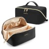 Omnpak Trousse de Toilette Femme, Sac à Maquillage Portable Grande Capacité, Multifonction Trousse de Toilette Voyage, Grande