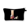 Domybest FR Trousse de Maquillage Femme Voyage Pochette en Polyester Imprimé Lettres Toilette Petit Sac Cosmetique