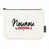 Manahia Pochette Nounou - Nounou Formidable | Cadeau Nounou - Sac Nounou | 100% Coton | Cadeau Fin dAnnée Scolaire - Merci N