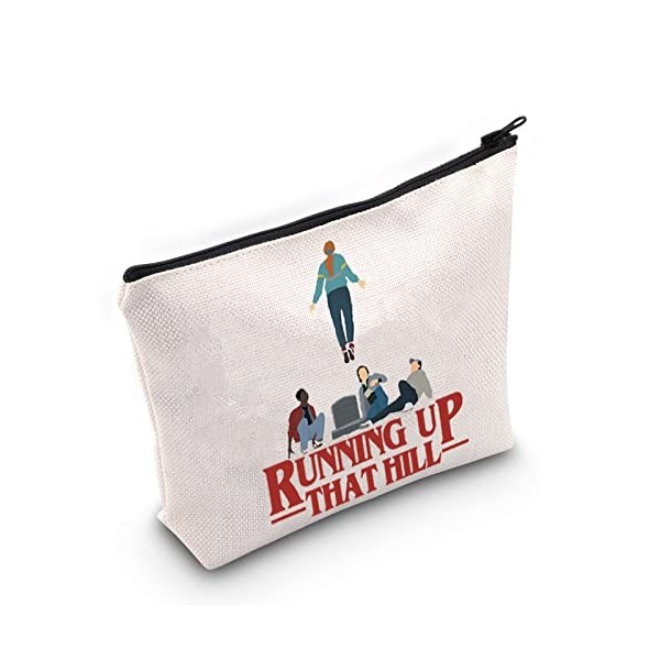 WZMPA Max Trousse de maquillage avec fermeture éclair pour fans de séries TV, Up That Hill, Coupe