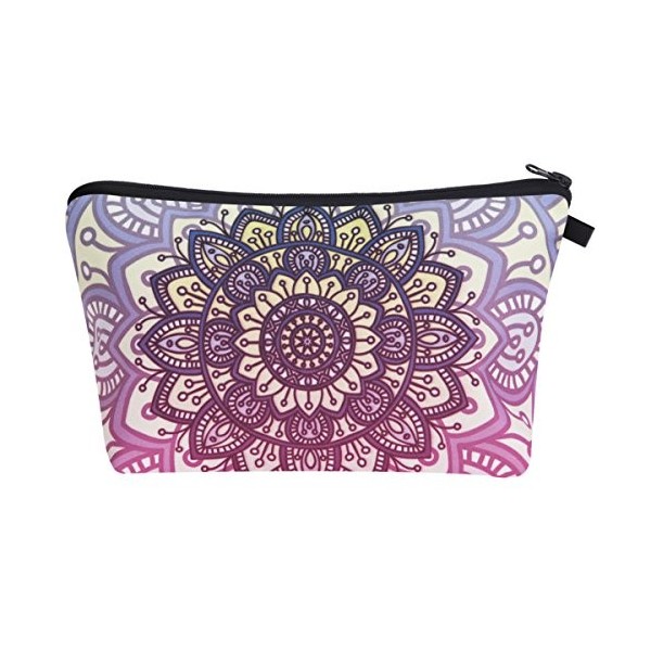 PREMYO Trousse de Maquillage Femme - Trousse Scolaire Fille Ado - Pochette École Collège Vanity Case Amour Doodle