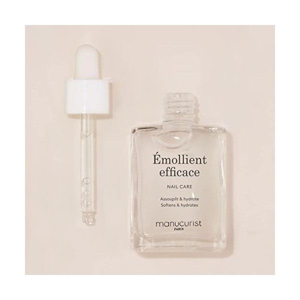 Manucurist - Émollient Efficace Ongles et Cuticules - Gel Emollient - Soin Cuticules - 9-Free, 97% dIngrédients Bio-Sourcés 