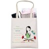 LEVLO Mu Lan Trousse de maquillage à fermeture éclair pour femme et fille Cadeau motivant You Are Braver Stronger Smarter Tha