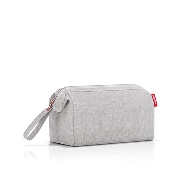 reisenthel travelcosmetic Garden Blue – Sac de Maquillage de Voyage Robuste et Pratique, dragonne imperméable