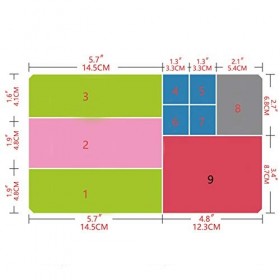 Sooyee Organiseur de Maquillage en Acrylique Transparent 9 espaces Boîte de Rangement pour Rouges à lèvres, pinceaux de Maqui