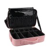 Chomeiu - Trousse de maquillage professionnelle pour accessoires et outils, Noir avec séparateurs en plastique, A Small