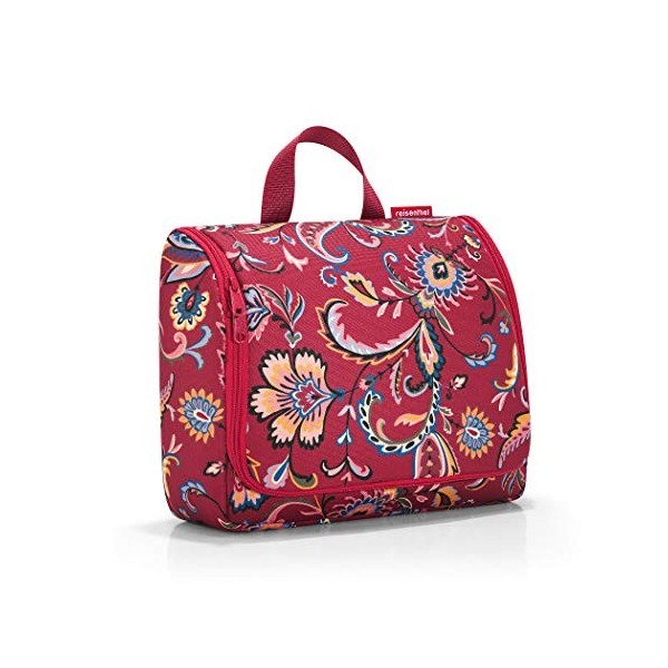 reisenthel Toiletbag XL Daisy Red Trousse de Toilette Pratique avec Crochets, matière imperméable, Moderne