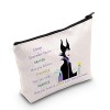 LEVLO Trousse de Maquillage méchants pour Homme - Cadeau pour Les Fans de ficent, « You are Braver Stronger Smarter Than You 