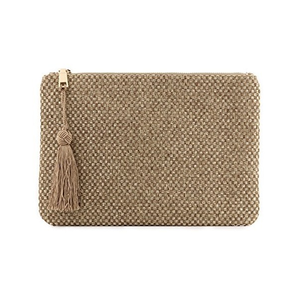 Otto Angelino Femme Otto107 Clutch, Modèles de Ligne Cercle, Taille unique EU