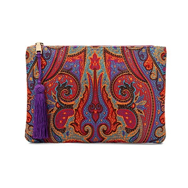 Otto Angelino Femme Otto107 Clutch, Modèles de Ligne Cercle, Taille unique EU