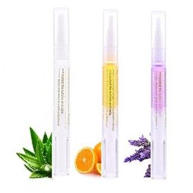 Huile Cuticules, Stylo Cuticule, Stylos Huile Cuticules, Huiles pour Cuticules, 3Pcs Stylo à Huile Revitalisant à la Cuticule