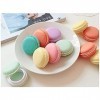 Boîte Macaron Petite Boîte Ecrin De Rangement Boîtes de Stockage Organiseur Forme Macarons pour Bijoux Collier, Lot de 6 Colo