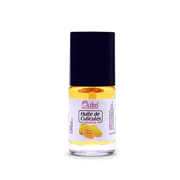 Huile de cuticule senteur mangue. Hydrater, apaiser, régénérer, nourrir et favoriser la croissance saine des ongles. Lot de 1