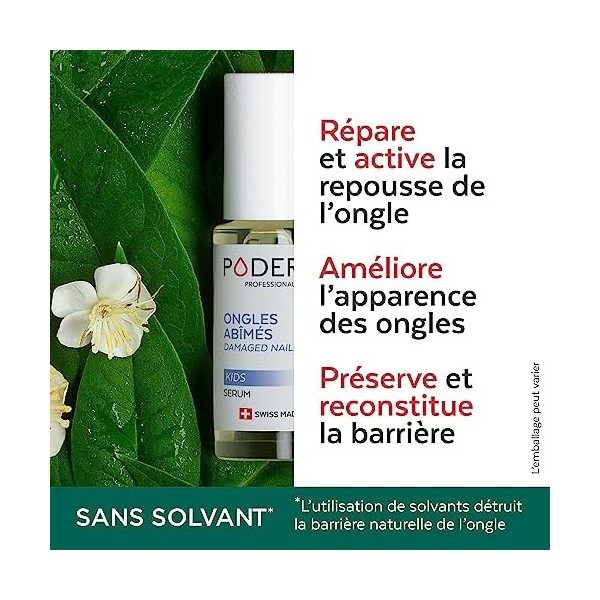 PODERM - SOIN ONGLES FRAGILISES ENFANT & BÉBÉ - Répare, Restructure et Apaise - Ongles en bonne santé à l’âge adulte - Enfant