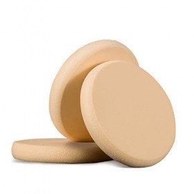 PPX 3 Pièces Eponge Ronde Maquillage éponge Ronde pour en Poudre de Maquillage Eponge Pour Appliquer Le Maquillage, La Poudre