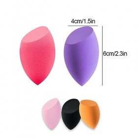 12 Pièces Éponges Maquillage Multicolore Fond Teint Professionnel Mélange Outils Maquillage Beauté Poudre Puff Doux Visage Ép