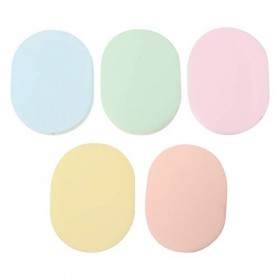 FRCOLOR 10Pcs Éponges pour Le Visage Tampons Démaquillants Cookie Puff Éponge de Cellulose Naturelle Chiffons de Nettoyage po