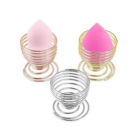 CAILI 3 PCS Porte-éponge de Maquillage, Supports de Mélangeur Déponge de Beauté,Support éponge Beauté, Présentoir Support ép