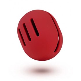 CORNERIA Porte-éponge de maquillage – Étui de voyage en silicone lavable et réutilisable pour éponge de maquillage rouge 