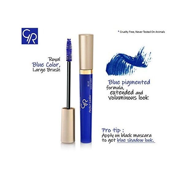 Golden Rose Cils parfaits Encre bleue