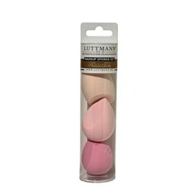 LUTTMANN® Set déponges à maquillage SPONGE - paquet de 3 1 x 3 pièces éponges à fond de teint Beauty Foundation Blender ut