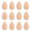 WLLHYF Lot de 12 mini éponges de maquillage professionnelles sous les yeux pour estomper le fond de teint, les œufs, le maqui