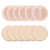 Sibba Lot de 12 Houppettes Rondes En Velours pour le Visage pour le Maquillage pour le Corps pour Estomper le Fond de Teint l