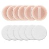 Sibba Lot de 12 Houppettes Rondes En Velours pour le Visage pour le Maquillage pour le Corps pour Estomper le Fond de Teint l