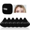 Houpette Maquillage 6 Pcs, Triangle Houpette Lavable Réutilisable Pour Femme, Filles Visage Maquillage. Outil De Maquillage P