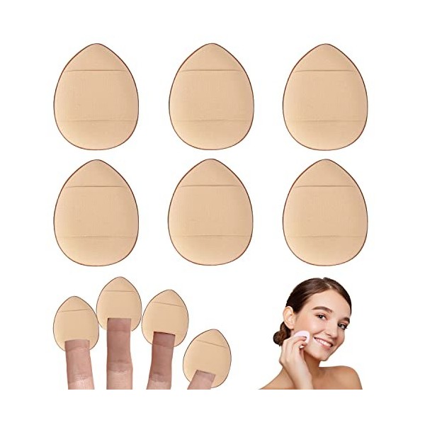 12 Pièces Doigt Poudre Poudre Maquillage Mini Poudre Poudre Douce Poudre Poudre pour Fond de Teint Correcteur Fond de Teint C